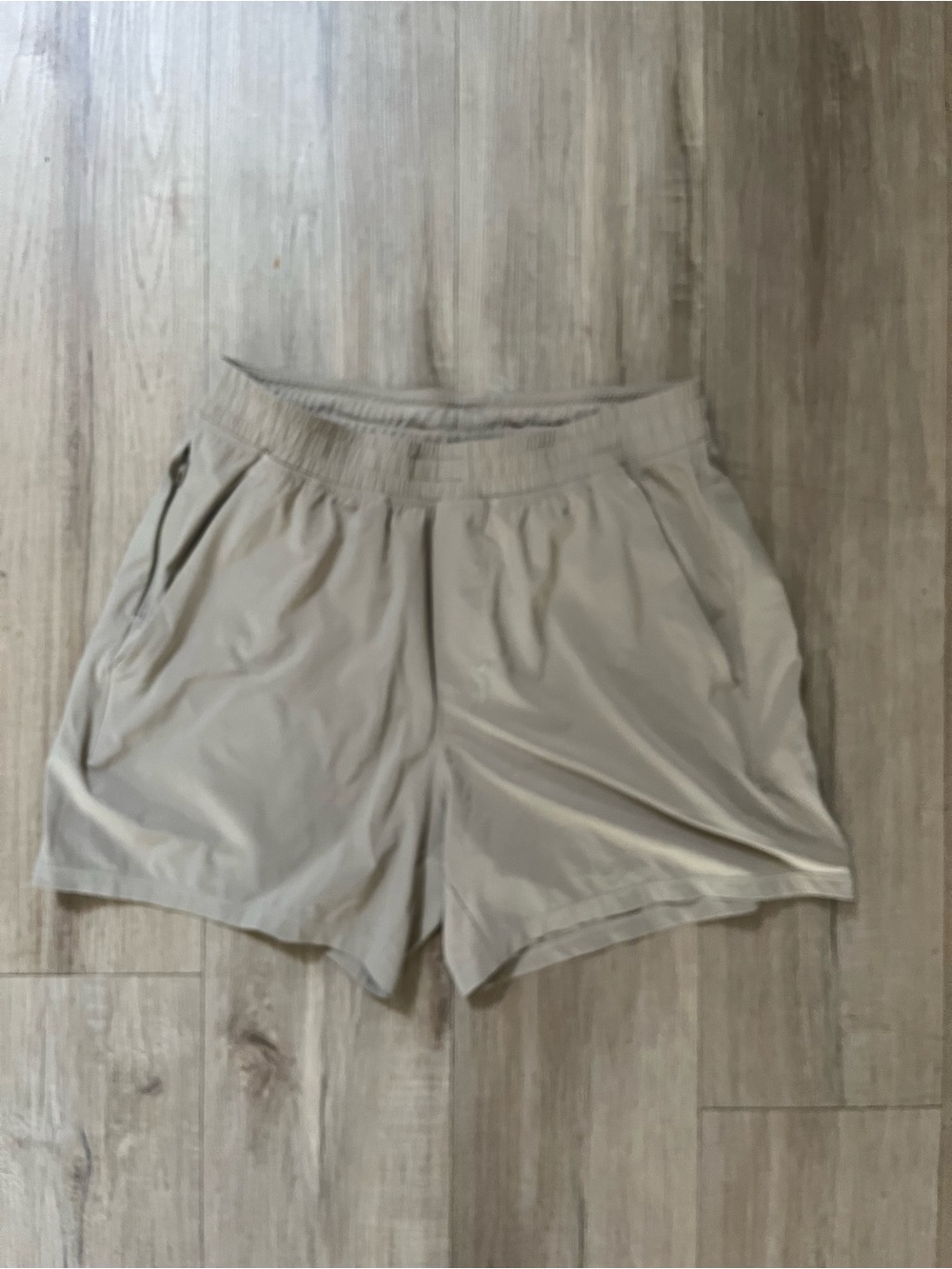 lululemon athletica Women's Light Tan Athletic Shorts